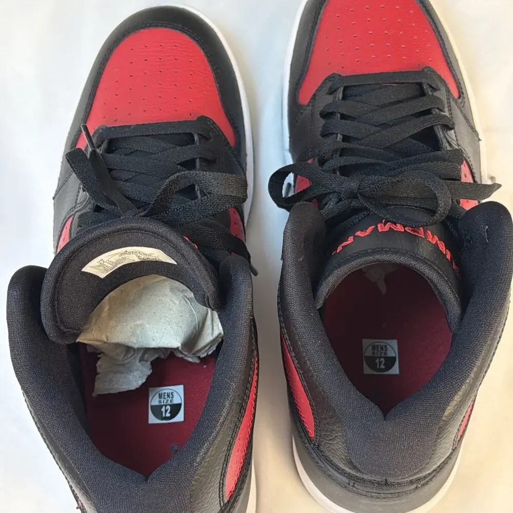 New! Nike Jordan Access High Top Black Red White Shoes Men’s - Size 12 With Box